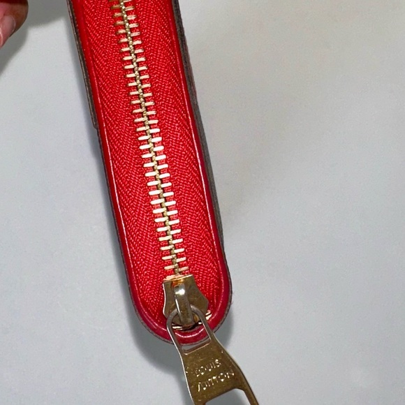 Louis Vuitton Brown and Red Wallet - Picture 6 of 10